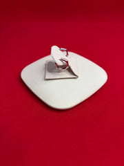 Pure Silver Hoops Earrings (HE113)