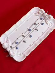 Pure Italian Silver Anklets (WA89)