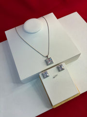 Pure Silver Pendant Set (WN204)
