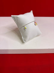 Pure Silver Charm Bracelet (WB127)