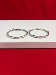 Pure Silver Bangle Pair 2.3 (SB138)