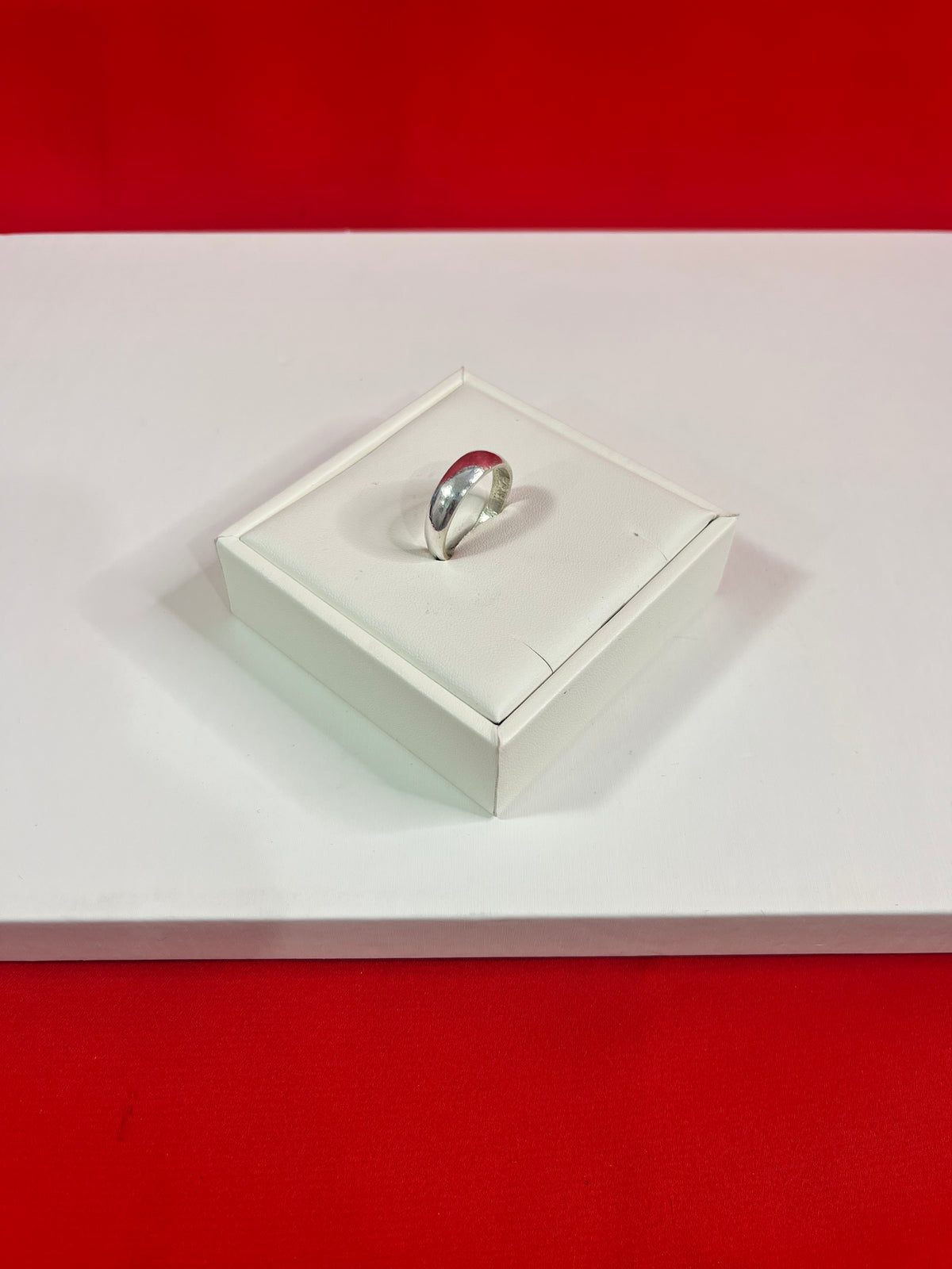 Pure Silver Plain Band size 9