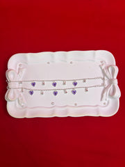 Pure Silver Kids Anklets 6.5-7.5 (KA77)