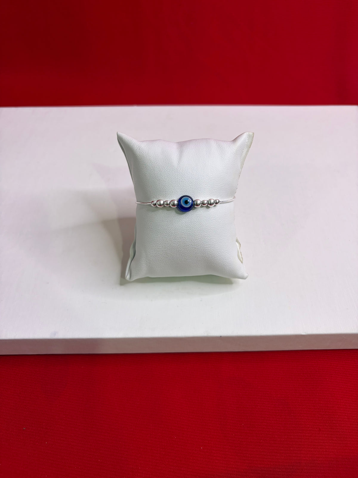 Women’s Evil Eye Silver Bracelet Wb118 (6.5-8.0”Inch)