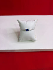 Women’s Evil Eye Silver Bracelet Wb118 (6.5-8.0”Inch)