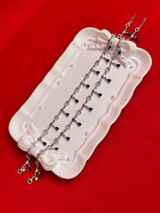 Pure Italian Silver Anklets