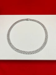 Iced-Out Pure Silver Chain 22”