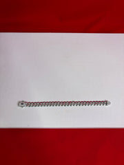 Men Silver Icedout Bracelet 7.0” (MB112)