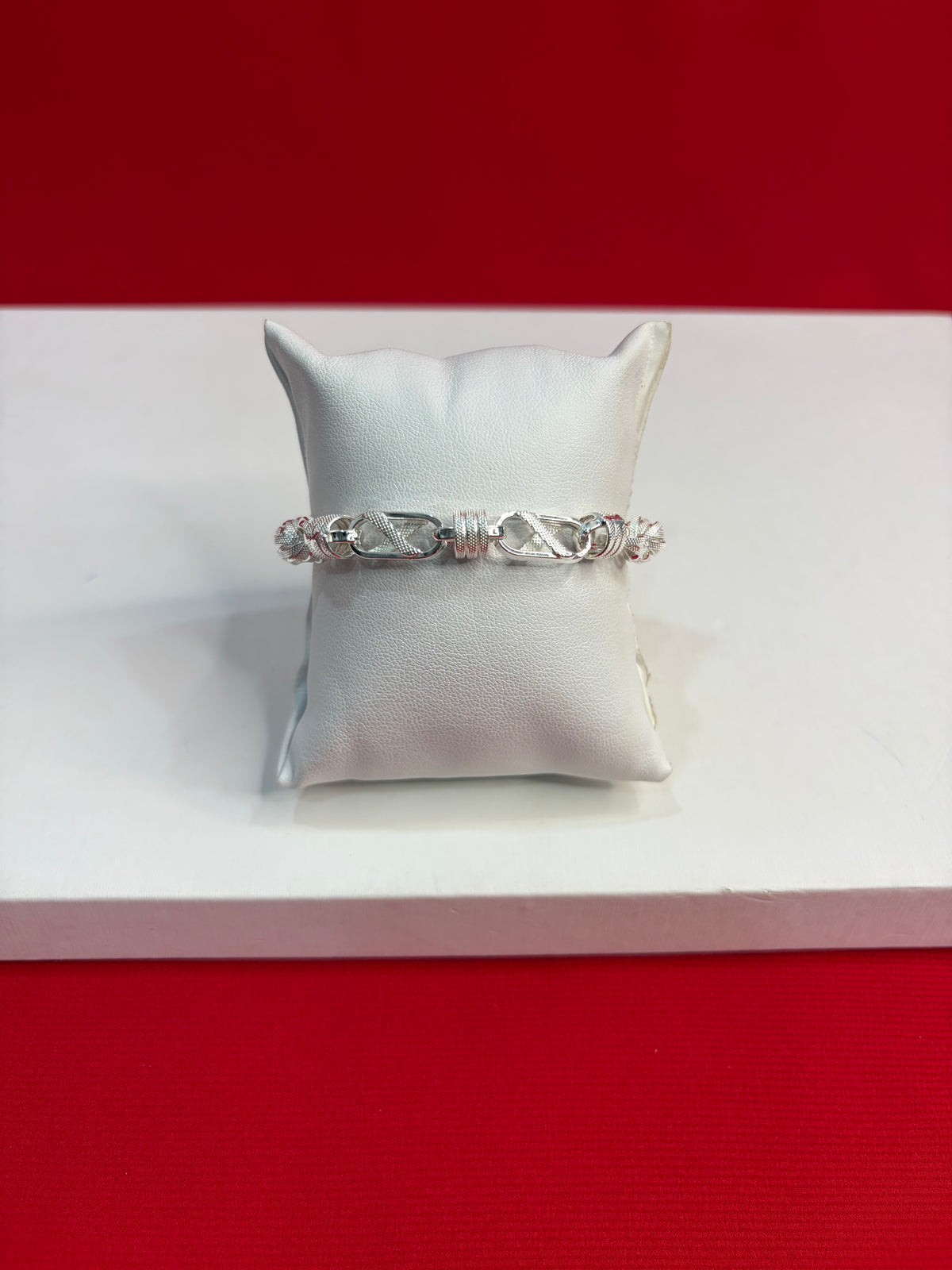 Men Pure Silver Bracelet (MB153)