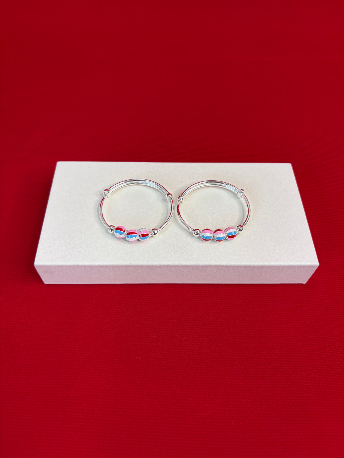 Pure Silver Adjustable Kangan Bracelet (KS124)