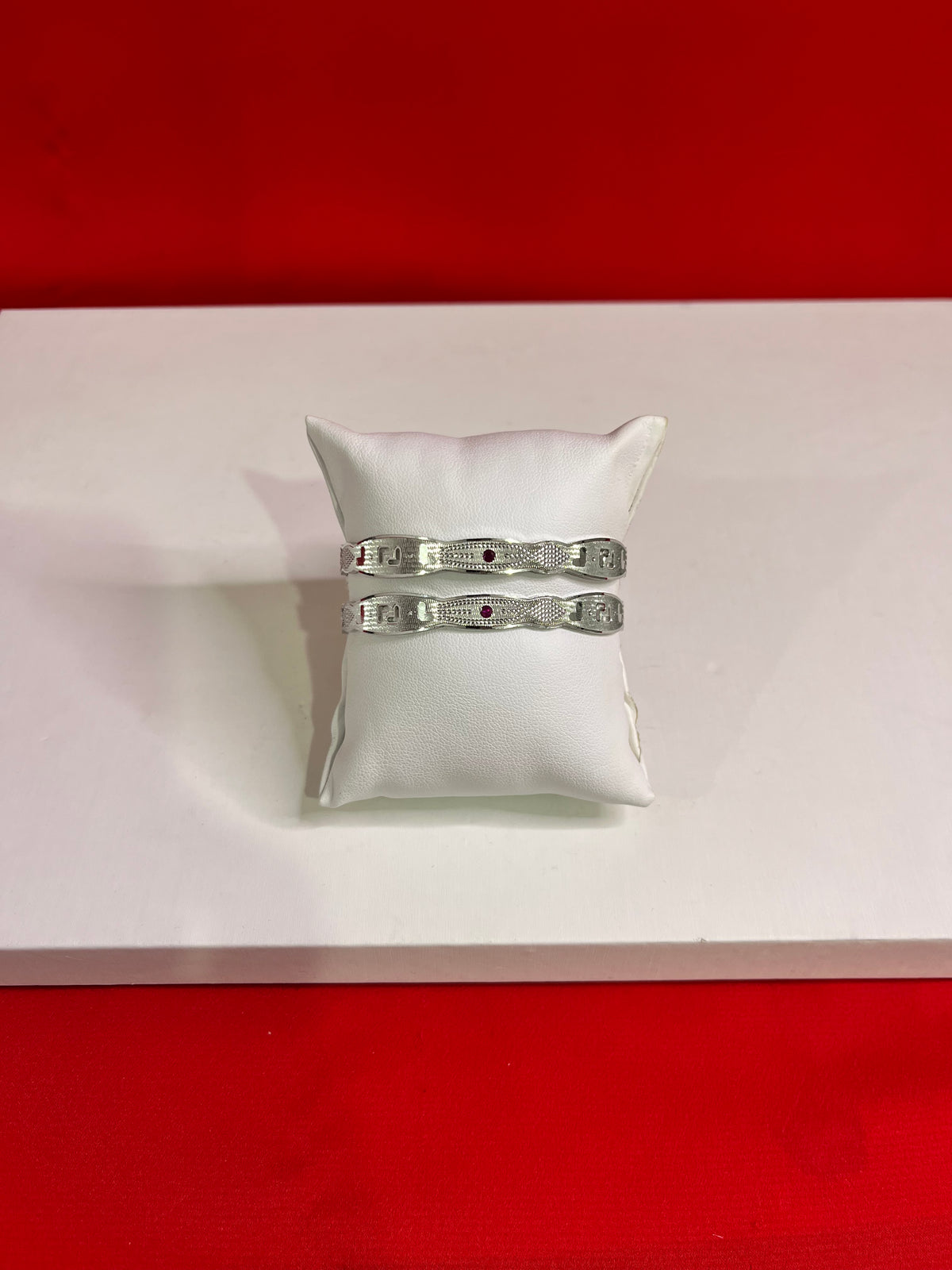 Pure Silver Bangle Pair 2.6 (SB100)