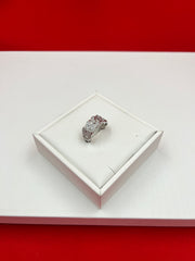 Silver Iced Band size 12