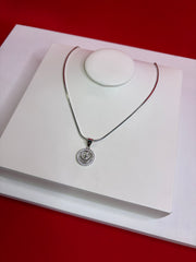 Pure Silver Khanda Sahib Pendant (WN128)