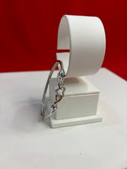Women’s Pure Silver Evil Eye Bangle Bracelet (SB144)