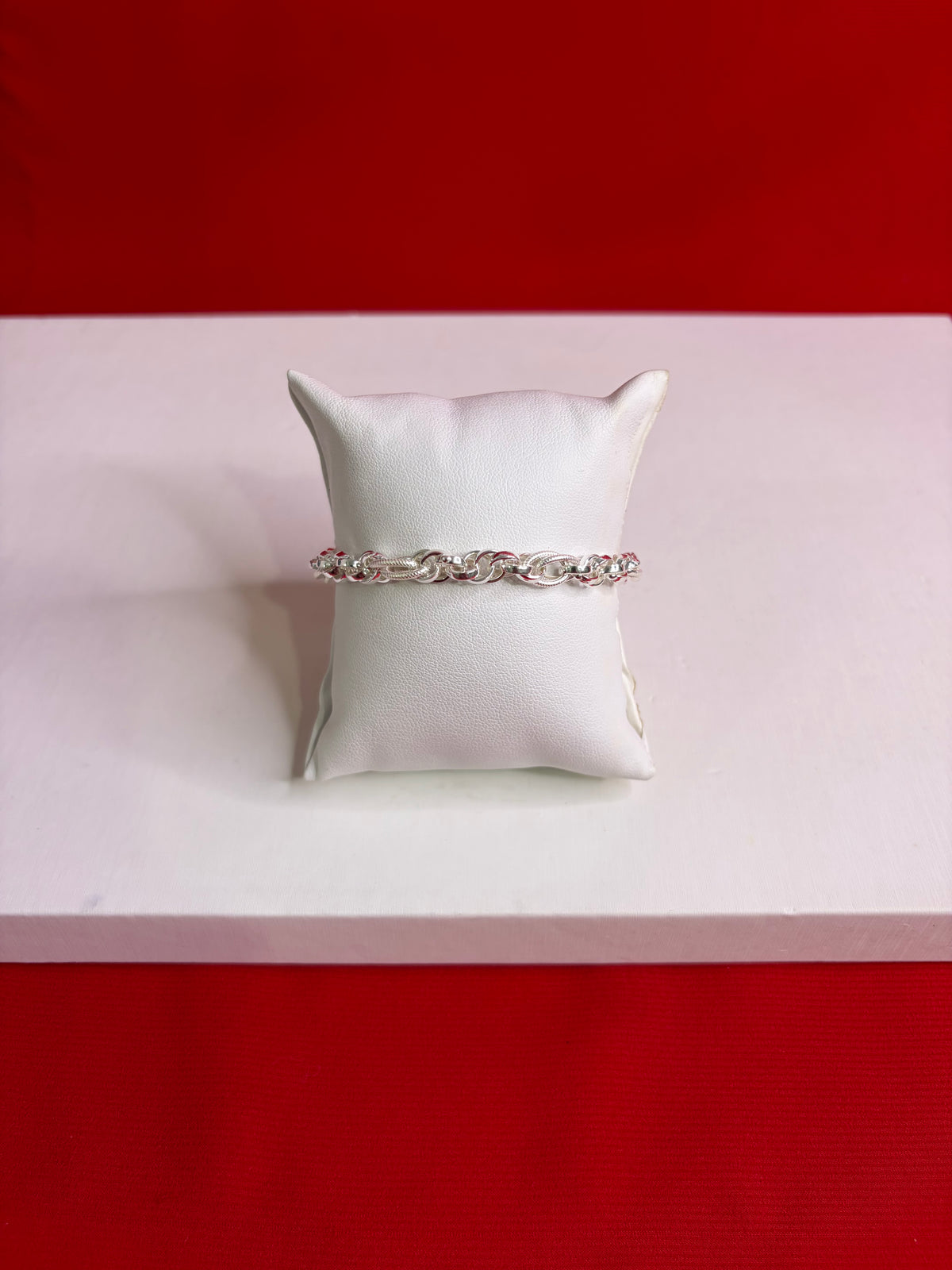 Men Pure Silver Bracelet (MB90)