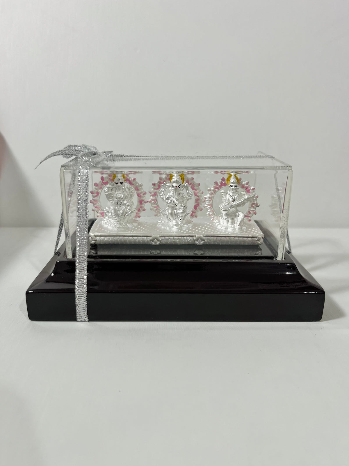 Pure Silver Laxmi,Ganesh,Srswati Idol (SS33)