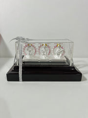 Pure Silver Laxmi,Ganesh,Srswati Idol (SS33)