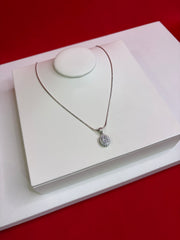 Pure Silver Pendant Necklace (WN108)