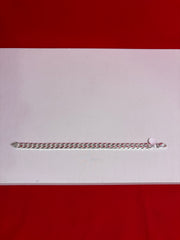Men’s Pure Silver Cuban Bracelet (MB73)