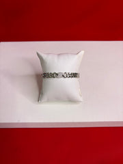 Men Silver Icedout Bracelet (MB85)