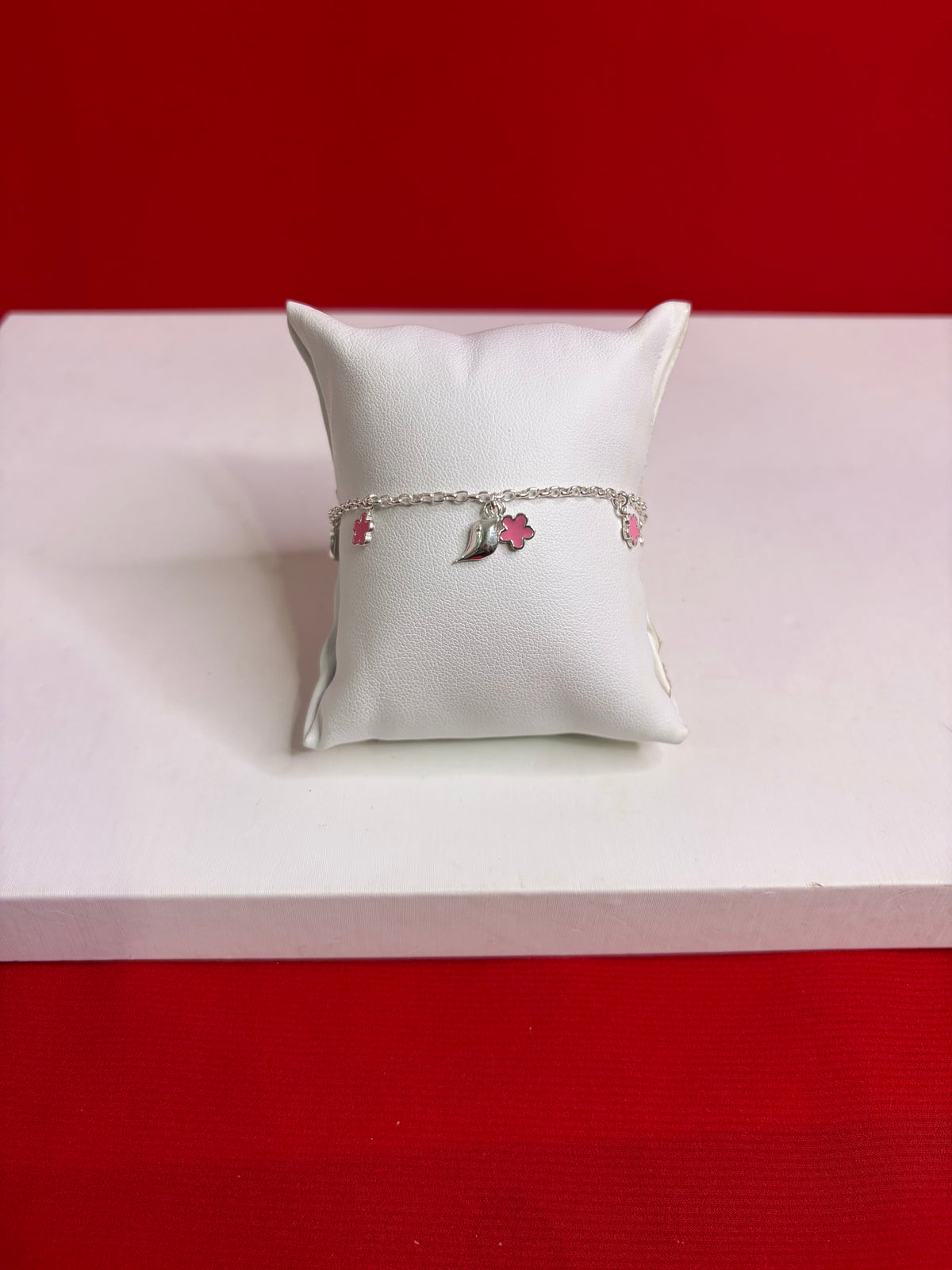 Pure Silver Charm Bracelet (WB129)