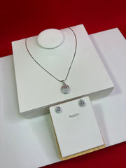 Pure Silver Pendant Set (WN163)