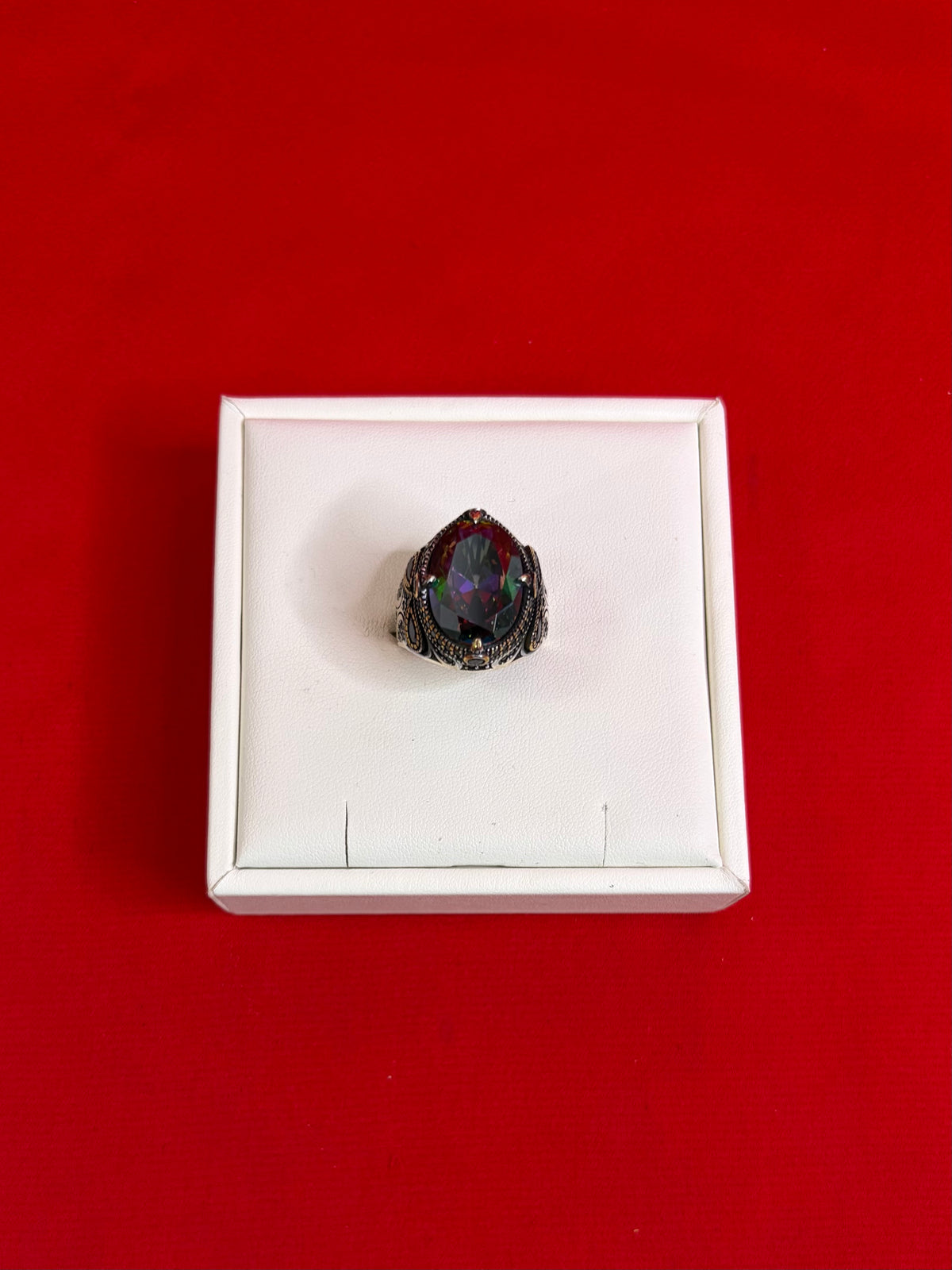 Men Silver Ring (Size 10) MR193
