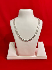 Figaro Pure Silver Chain 21” Sc23