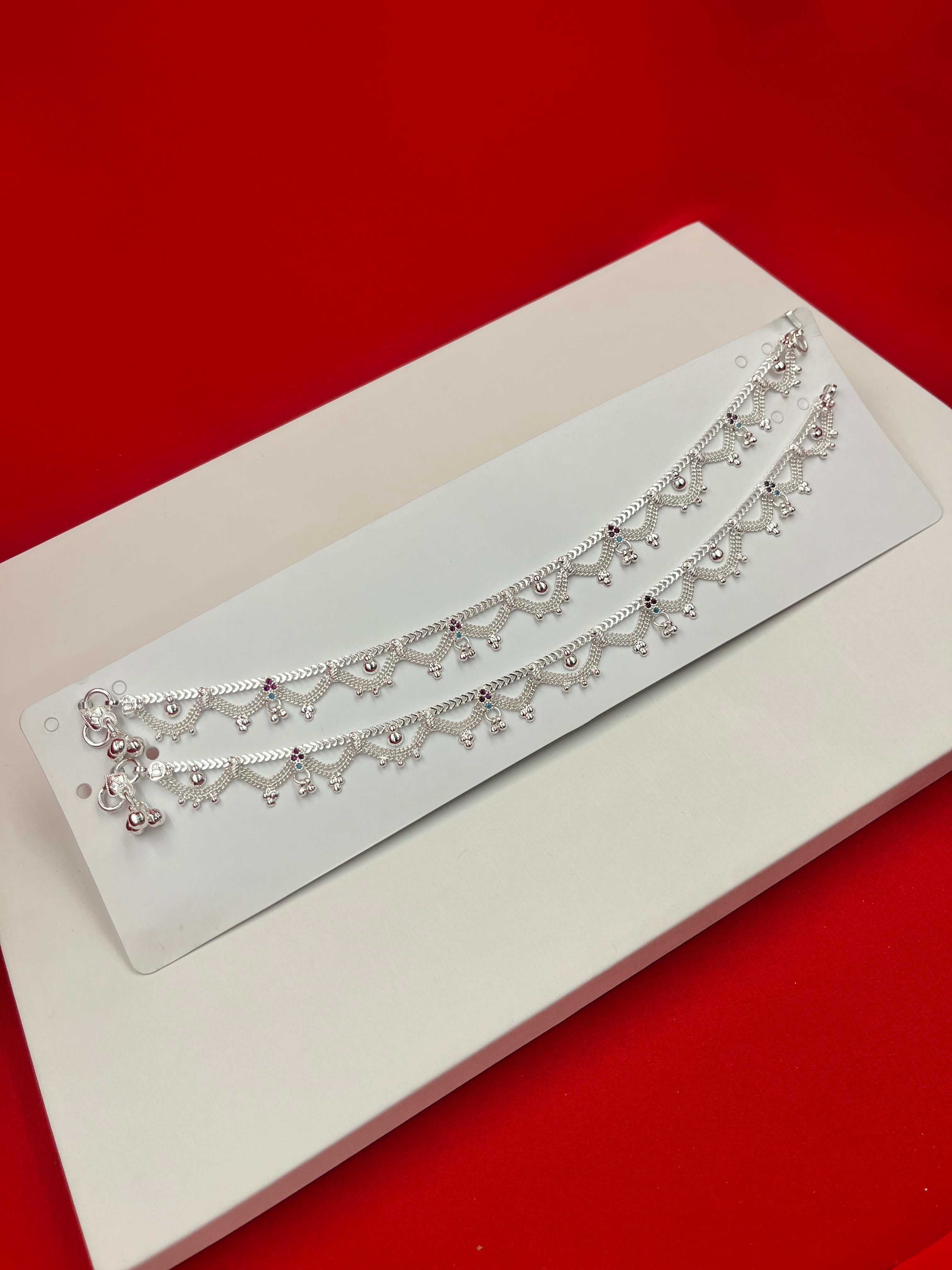 Pure Silver Anklets