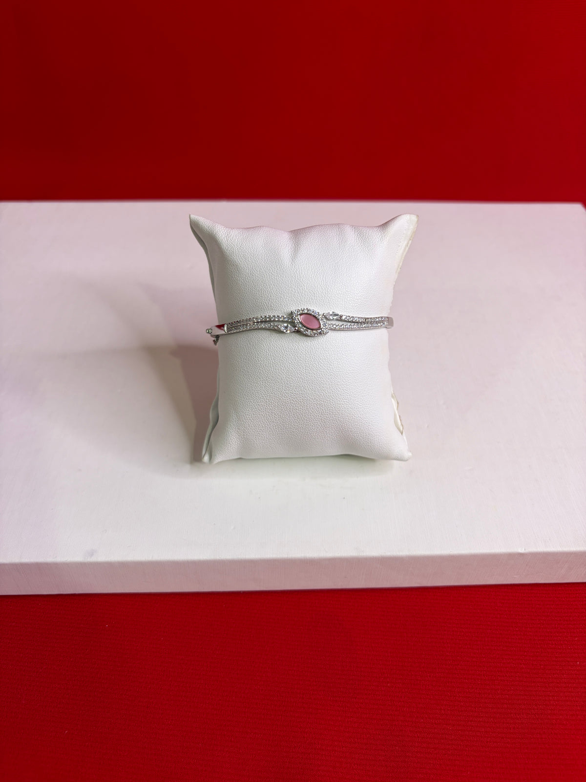 Women’s Pure Silver Bangle Bracelet (SB118)