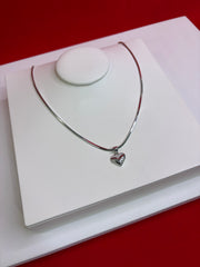 Pure Silver Pendant Necklace (WN118)