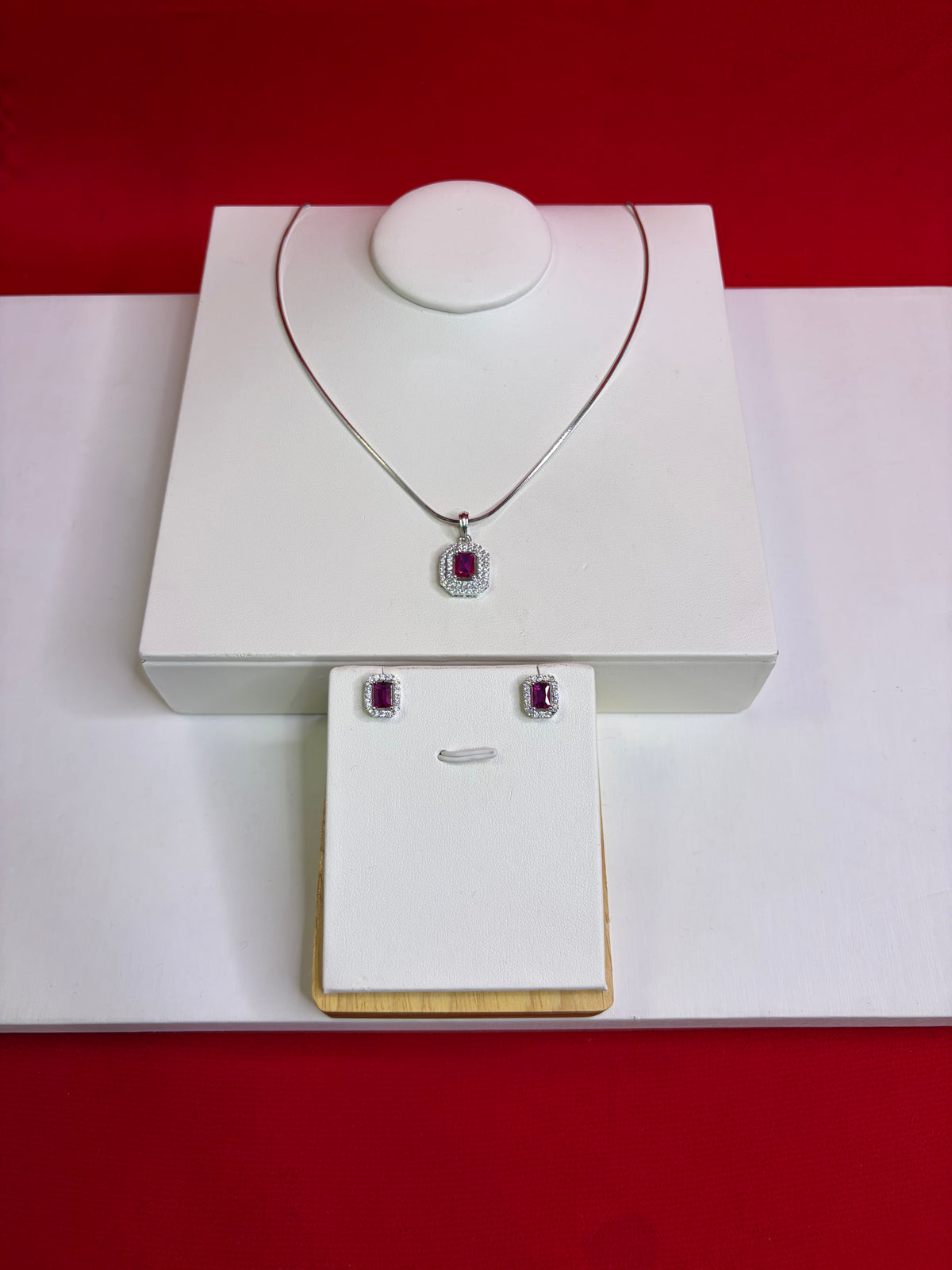 Pure Silver Pendant Set (WN136)