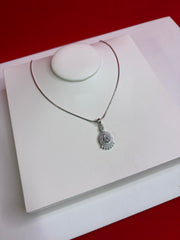 Pure Silver Pendant Necklace (WN98)