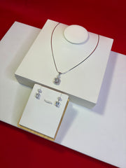 Pure Silver Pendant Set (WN134)