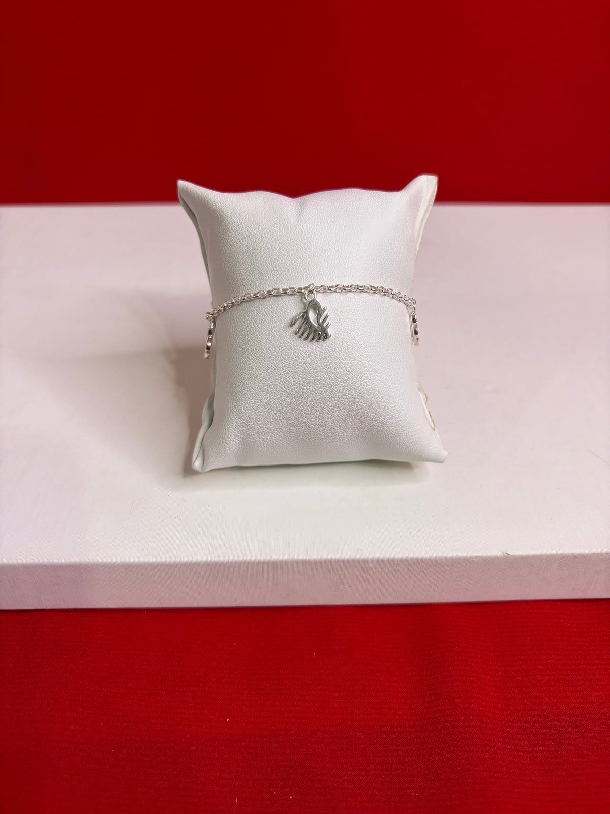 Pure Silver Charms Bracelet (WB132)