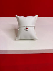 Pure Silver Charm Bracelet (WB128)
