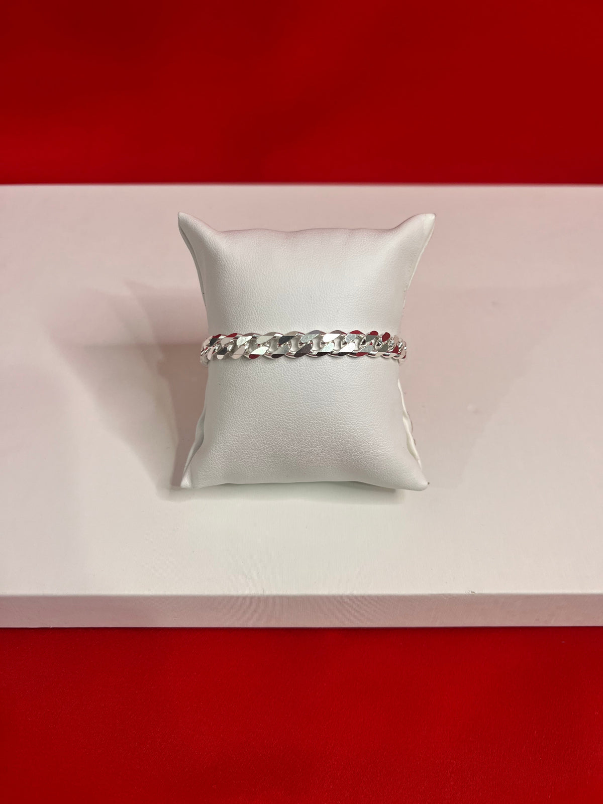 Pure Silver Cuban Bracelet (MB57)