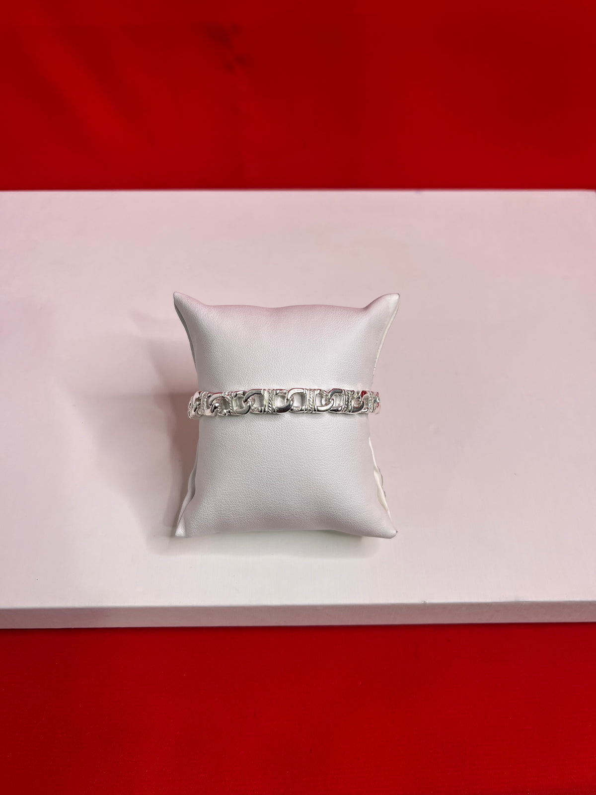 Men Pure Silver link Bracelet Mb33