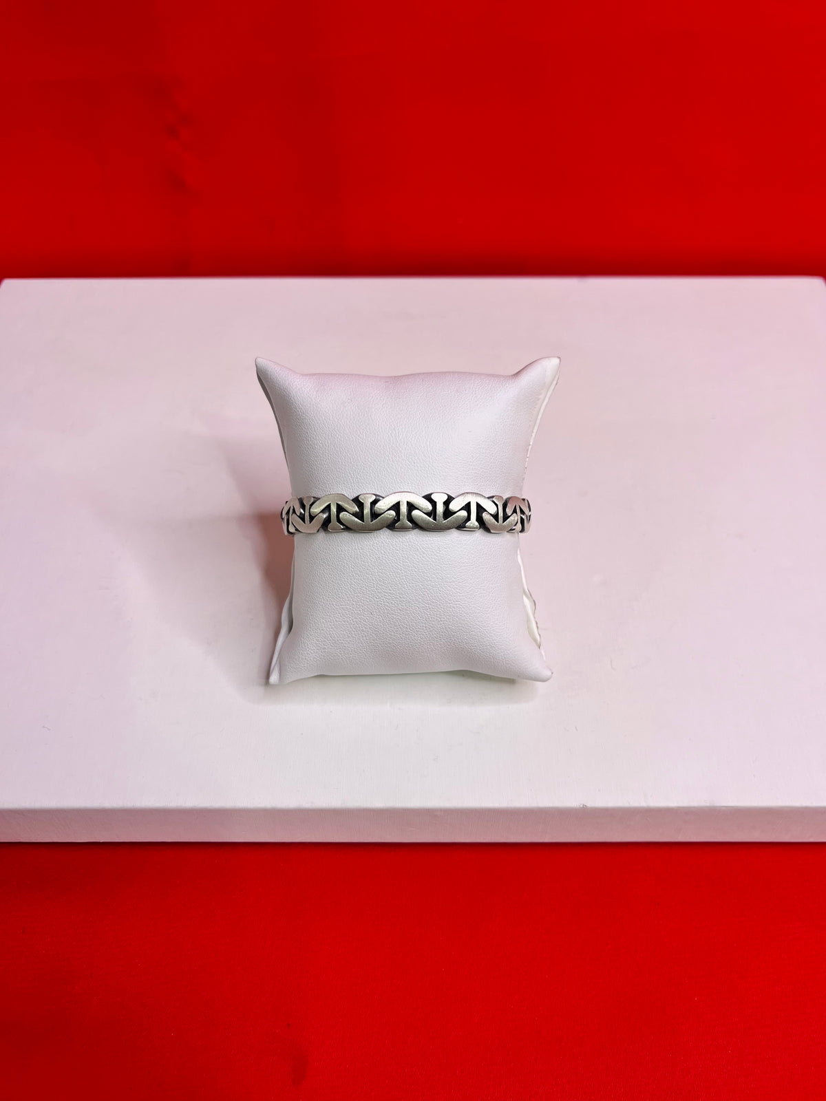 Men Gunmetal Pure Silver Bracelet MB48