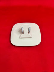 Pure Silver Hoops Earrings (HE1)