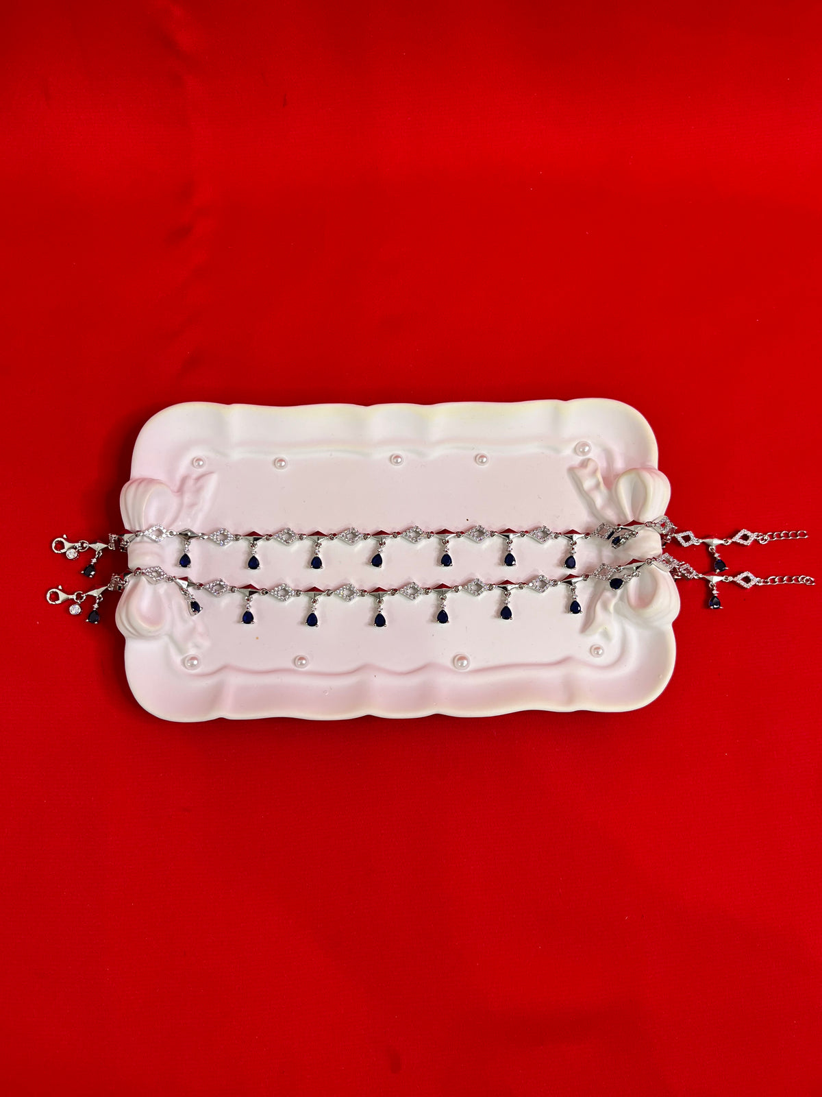 Pure Italian Silver Anklets