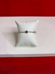 Fancy Pure Silver Bracelet (WB74)