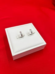 Single line Silver bali (hoops)