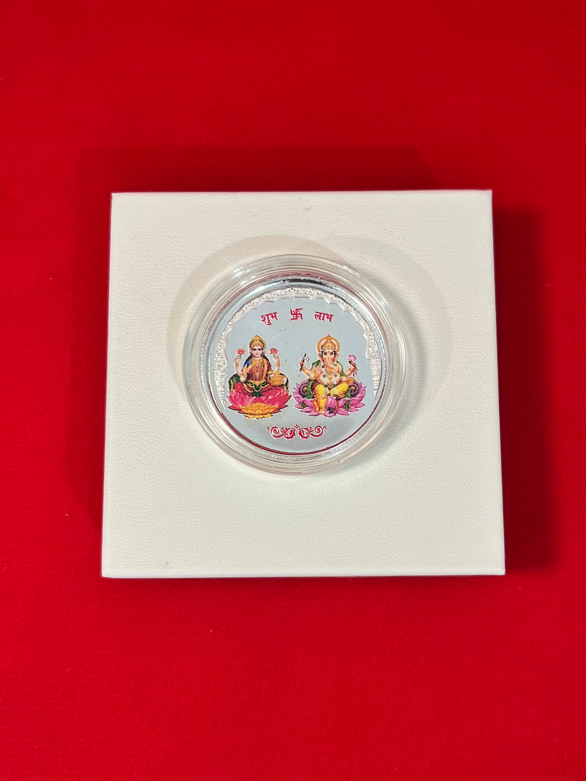 PURE SILVER 20 GRAMS LAXMI GANESH JI COIN