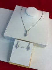 Pure Silver Pendant Set (WN223)