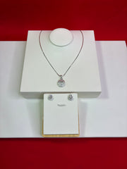 Pure Silver Pendant Set (WN163)