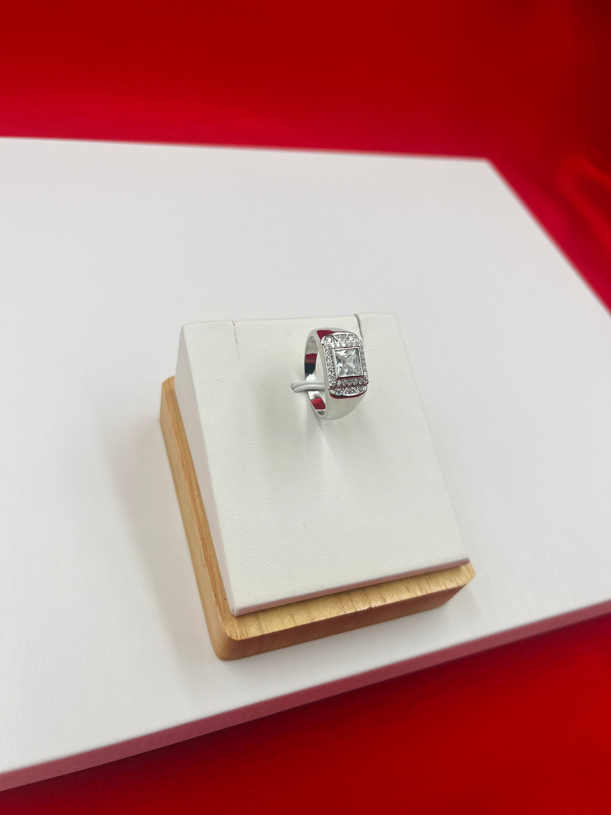 Men Silver Ring size 9