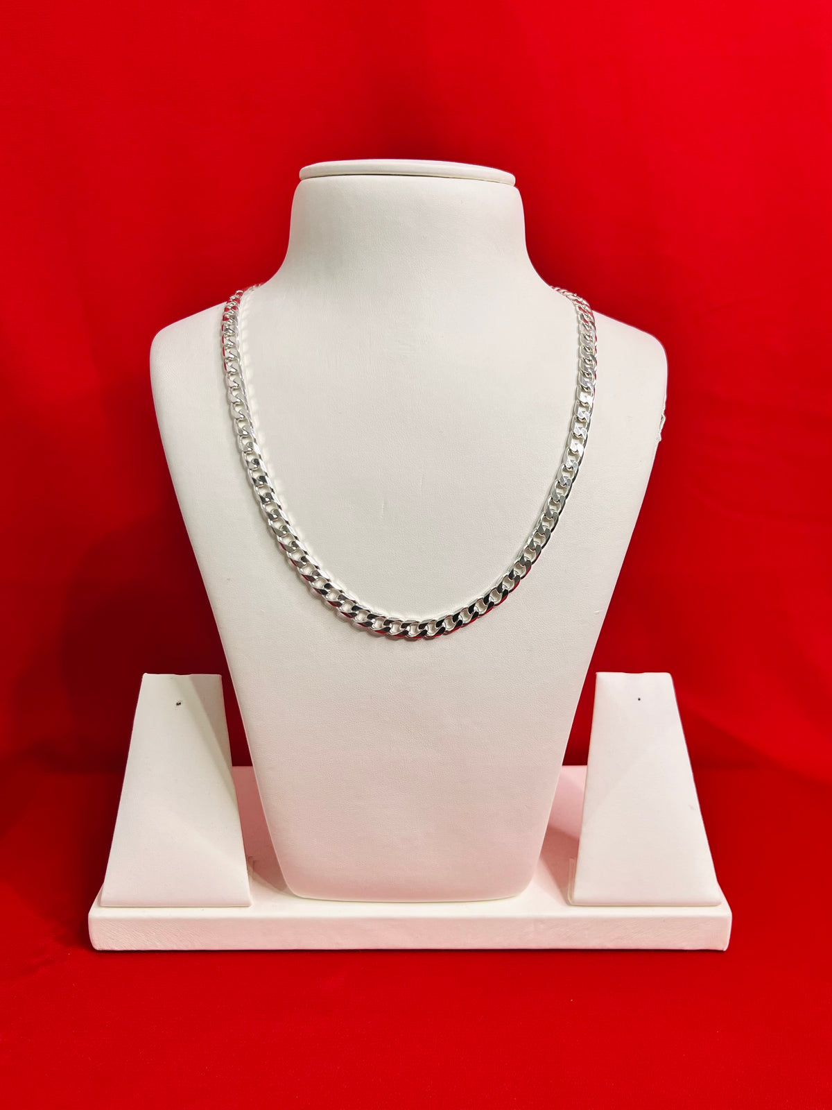 Cuban Pure Silver Chain 20” Sc94