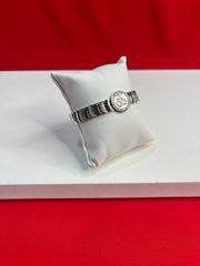 Men Silver OM Icedout Bracelet (MB158)