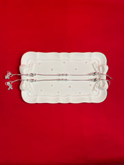 Pure silver Anklets